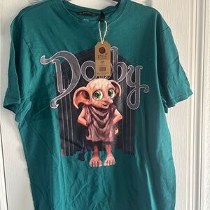 Dobby Graphic T-Shirt - Teal